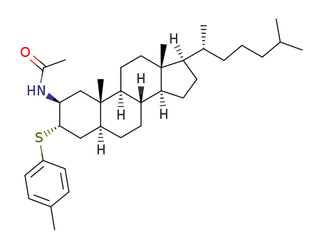 Acetamide, N-[(2b,3a,5a)-3-[(4-methylphenyl)thio]cholestan-2-yl]-