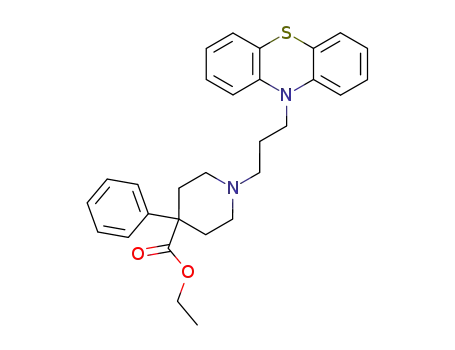 1-(3-phenothiazin-10-yl-propyl)-4-phenyl-piperidine-4-carboxylic acid ethyl ester