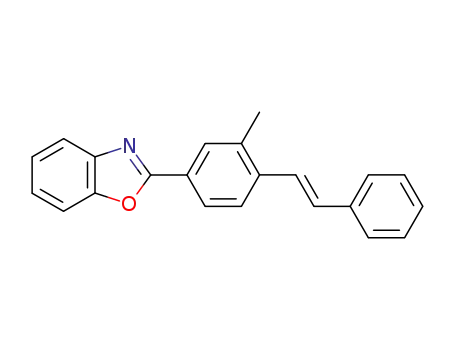 2-(3-methyl-4-<i>trans</i>-styryl-phenyl)-benzooxazole