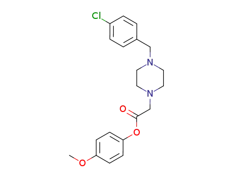 [4-(4-Chloro-benzyl)-piperazin-1-yl]-acetic acid 4-methoxy-phenyl ester