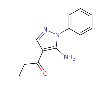 1-Propanone, 1-(5-amino-1-phenyl-1H-pyrazol-4-yl)-