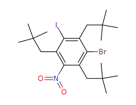 1-ブロモ-2,4,6-トリス(2,2-ジメチルプロピル)-3-ヨード-5-ニトロベンゼン