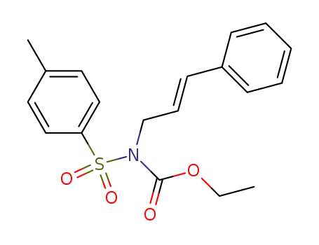 Molecular Structure of 32120-97-1 (ethyl cinnamyl(tosyl)carbamate)