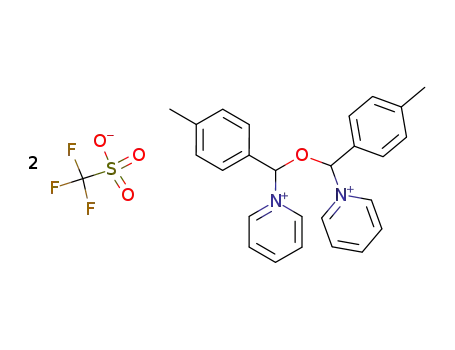 oxybis<(4-methylphenyl)(1-pyridino)methane> bis(trifluoromethanesulfonate)