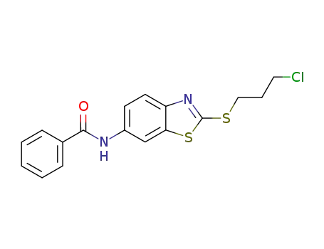 <i>N</i>-[2-(3-chloro-propylsulfanyl)-benzothiazol-6-yl]-benzamide