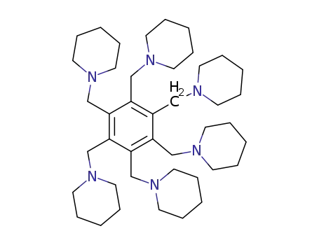 Hexakis(N-piperidinomethyl)benzen