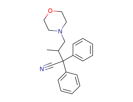 4-Morpholinebutanenitrile,b-methyl-a,a-diphenyl- cas  1704-70-7