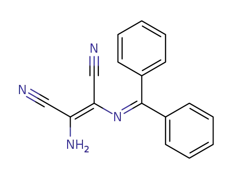 Molecular Structure of 55752-09-5 (2-Butenedinitrile, 2-amino-3-[(diphenylmethylene)amino]-, (Z)-)