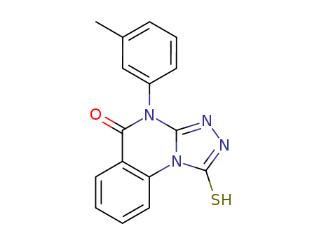 1-MERCAPTO-4-(3-METHYLPHENYL)[1,2,4]TRIAZOLO[4,3-A]QUINAZOLIN-5(4H)-ONE
