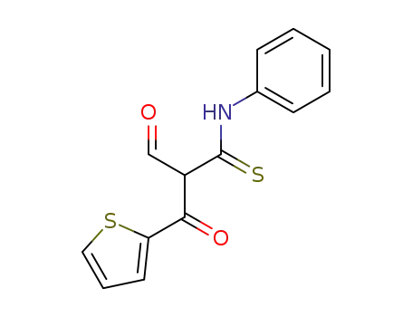 2-formyl-3-oxo-<i>N</i>-phenyl-3-thiophen-2-yl-thiopropionamide