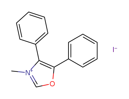 3-methyl-4,5-diphenyl-oxazolium; iodide