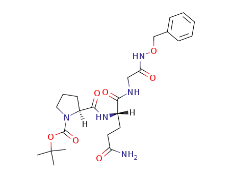 Glycinamide,
1-[(1,1-dimethylethoxy)carbonyl]-L-prolyl-L-glutaminyl-N-(phenylmethoxy)
-