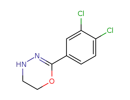 Molecular Structure of 6562-66-9 (2-(3,4-dichlorophenyl)-5,6-dihydro-4H-1,3,4-oxadiazine)