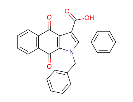 1-benzyl-2-phenylbenz<f>indole-4,9-dione-3-carboxylic acid