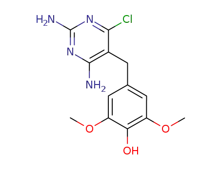 4-(2,4-Diamino-6-chloro-pyrimidin-5-ylmethyl)-2,6-dimethoxy-phenol