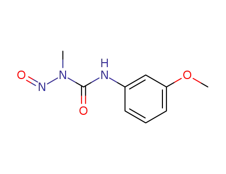 Molecular Structure of 21562-06-1 (3-(3-methoxyphenyl)-1-methyl-1-nitrosourea)