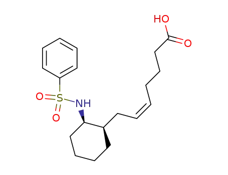 (Z)-7-((1R,2R)-2-Benzenesulfonylamino-cyclohexyl)-hept-5-enoic acid