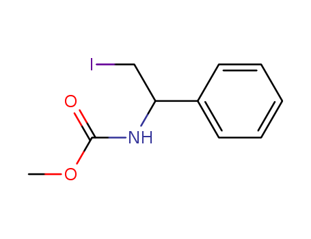 Carbamic acid, (2-iodo-1-phenylethyl)-, methyl ester