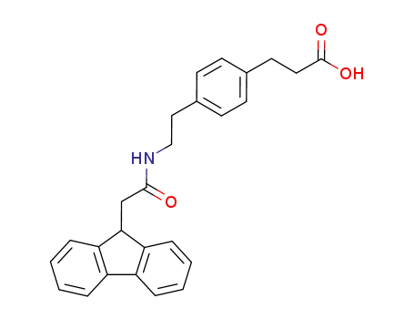 Molecular Structure of 65779-26-2 (3-{4-[2-(2-9H-Fluoren-9-yl-acetylamino)-ethyl]-phenyl}-propionic acid)