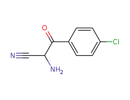 Molecular Structure of 747357-67-1 (Benzenepropanenitrile,  -alpha--amino-4-chloro--bta--oxo-)