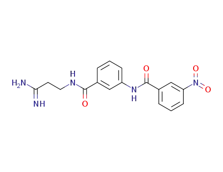 3''-Nitro-3'-benzamido-3-benzamidopropionamidin