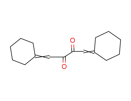 Molecular Structure of 7177-10-8 (1,4-Bis-cyclohexyliden-butan-2,3-dion)