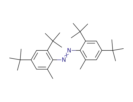 Molecular Structure of 35532-72-0 (2,2',4,4'-Tetrabutyl-6,6'-dimethylazobenzene)