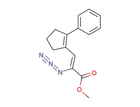 Methyl 2-azido-3-(2-phenylcyclopent-1-enyl)acrylate