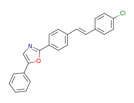 Oxazole, 2-[4-[2-(4-chlorophenyl)ethenyl]phenyl]-5-phenyl-