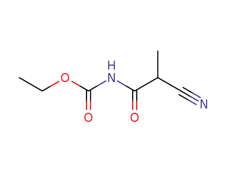 Molecular Structure of 30515-85-6 ((2-Cyano-2-methyl-acetyl)-carbamic acid ethyl ester)
