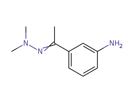 Molecular Structure of 5758-01-0 (3-[1-(dimethylhydrazinylidene)ethyl]aniline)