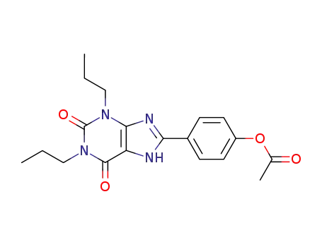 1,3-dipropyl-8-(p-acetoxyphenyl)xanthine