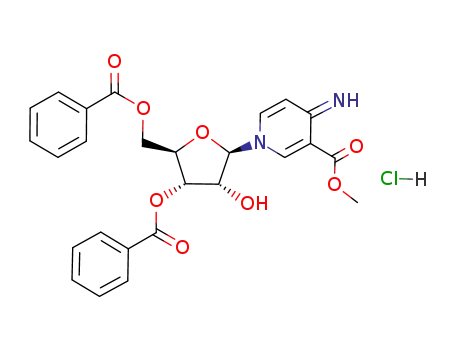 3-methoxycarbonyl-4-imino-1-(3,5-di-O-benzoyl-β-D-ribofuranosyl)-1,4-dihydropyridine hydrochloride
