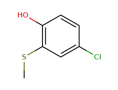 Phenol, 4-chloro-2-(methylthio)-