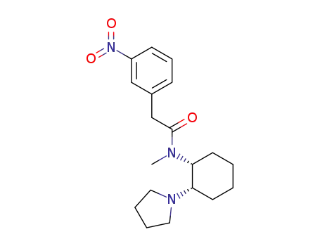 N-Methyl-2-(3-nitro-phenyl)-N-((1R,2S)-2-pyrrolidin-1-yl-cyclohexyl)-acetamide