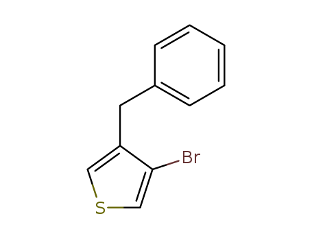Thiophene,3-bromo-4-(phenylmethyl)- cas  31926-69-9