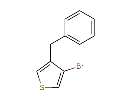 Molecular Structure of 31926-69-9 (3-benzyl-4-bromothiophene)