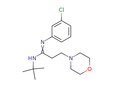 N-(3-chlorophenyl)-3-morpholin-4-yl-N-tert-butyl-propanimidamide