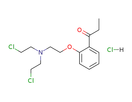 N-<2-(2-propionyl)-phenoxyethyl>-N,N-di(2-chloroethyl)-amine
