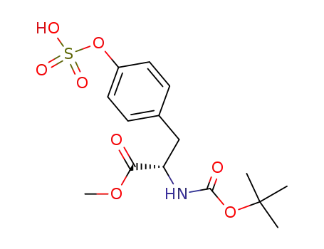 tert-butyloxycarbonyl-O-sulfotyrosine α-methyl ester