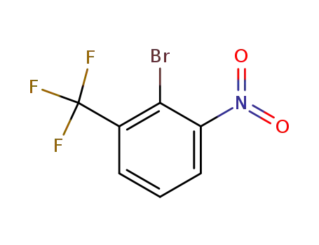 Molecular Structure of 24034-22-8 (2-BroMo-1-nitro-3-trifluoroMethylbenzene)