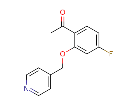 4-fluoro-2-(4-pyridinylmethoxy)acetophenone
