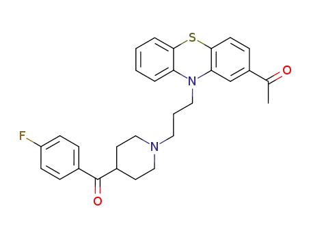 Ethanone,
1-[10-[3-[4-(4-fluorobenzoyl)-1-piperidinyl]propyl]-10H-phenothiazin-2-yl
]-