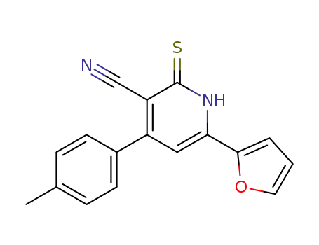 3-Pyridinecarbonitrile,
6-(2-furanyl)-1,2-dihydro-4-(4-methylphenyl)-2-thioxo-