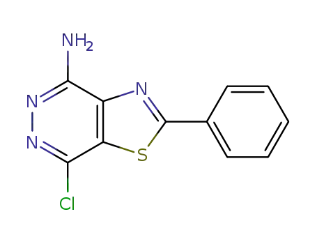 7-chloro-2-phenyl-thiazolo[4,5-<i>d</i>]pyridazin-4-ylamine