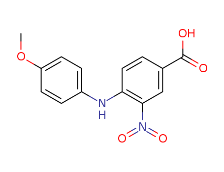 Best price/ 4-[(4-methoxyphenyl)amino]-3-nitrobenzoic acid(SALTDATA: FREE)  CAS NO.148304-22-7