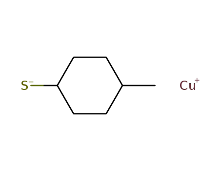 Molecular Structure of 129256-31-1 (Cyclohexanethiol, 4-methyl-, copper(1+) salt)