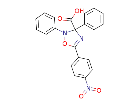 1,2,4-Oxadiazole-3-carboxylic acid,
2,3-dihydro-5-(4-nitrophenyl)-2,3-diphenyl-