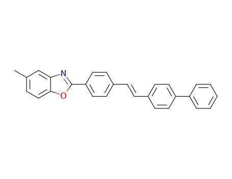 2-[4-(<i>trans</i>-2-biphenyl-4-yl-vinyl)-phenyl]-5-methyl-benzooxazole