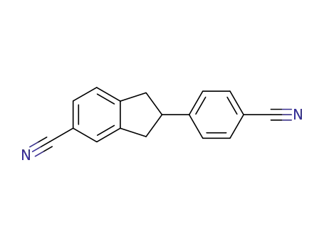 5-Cyan-2-<4-cyan-phenyl>-2.3-dihydro-inden